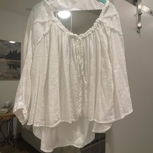Free People reversible linen top